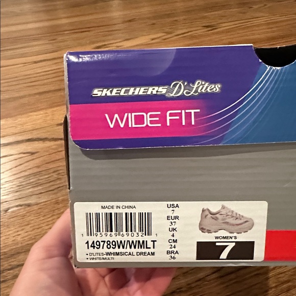 NIB Skechers Womens D'lites® Whimsical Dream Women's Sneakers. Size 7 wide - Picture 7 of 15